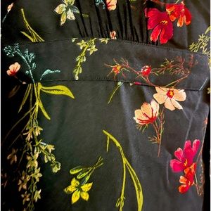 Floral print sarong wrap women’s dress XL